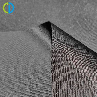 Twill GRS 70D*200D Woven PU Coated 120gsm 100% Recycled Nylon Fabric for Jackets Bags and Handbags photo-5