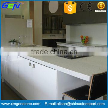 Beautiful White Quartz Stone Kitchen Decoration Vanity Tops