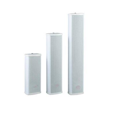 Sound Column Speaker 10W to 20W 100V Aluminum IPx6 Outdoor PA Column Speaker