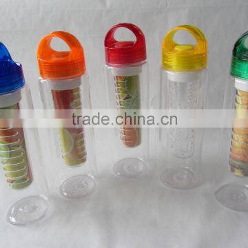 SALE POMOTION Fruit Infuser Colorful Water Bottle With Hook, BPA Free photo-4