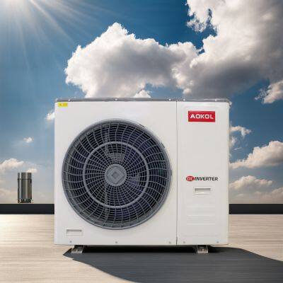 Monobloc A+++ EU High COP Air to Water Heat Pump EVI Full DC Inverter Cooling Heating DHW Heat Pump photo-2