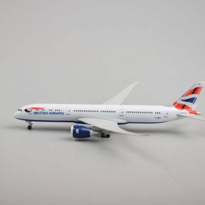 20cm 787 BRITISH AIRWAYS Metal Aircraft Plane Model Gift