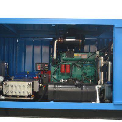 High Pressure 500bar 1500bar Water Jet Cleaning Machine New Industrial Heat Exchanger Boiler Tubes Cooling Tower Cleaning System