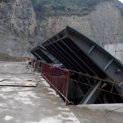 Mali steel sluice gates, stainless steel hydraulic engineering water-stopping gates, reservoir channel gates, curved steel dam gates manufacturer