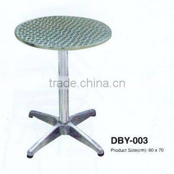 outdor aluminium round leisure table