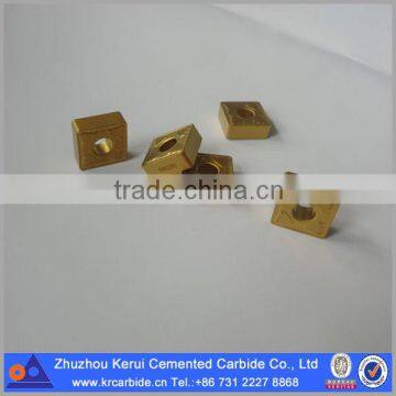 Pretty Good Quality Hard Metal Alloy Milling Inserts From Tungsten Carbide Manufacturer photo-2