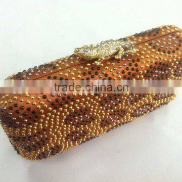 corcodile clasp sequin evening clutch