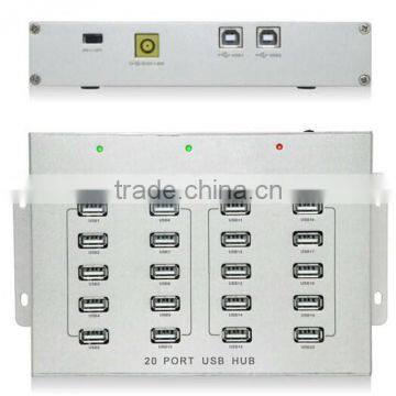 20 port USB2.0 HUB/USB HUB Industrial grade HUB