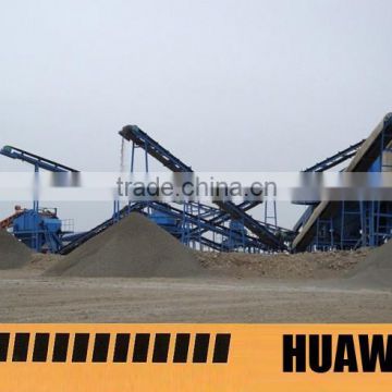 Gravel production line 110m3/h crusher