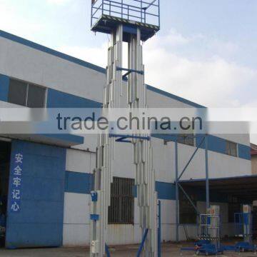 Economic useful double aluminum alloy mast lift