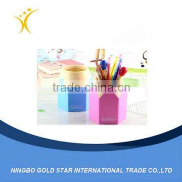 2015 New Product/Office School Clear Plastic Pencil Holder/pencil cup/