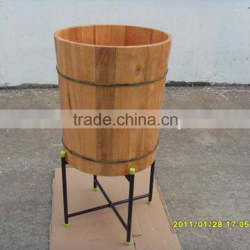 WOODEN ICE BUCKET