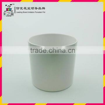 Classical Design Plastic Flower Pot Straight Barrel Round Melamine Flower Pot 1424 photo-4