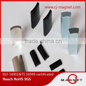 mess produced sintered magnet with High HCJ