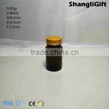 80ml Amber Bottle Reagent Bottle For Medicine