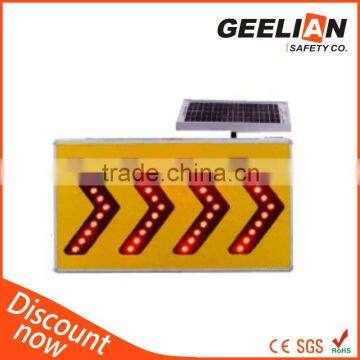 road safety led solar traffic light blinker