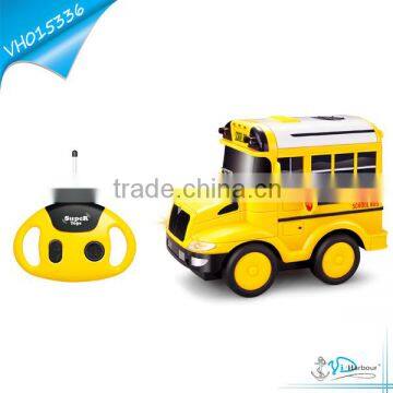 RC School Bus Toy with Music and Light