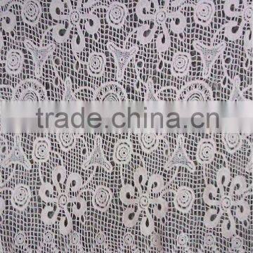 latest african attractive white cotton lace fabric