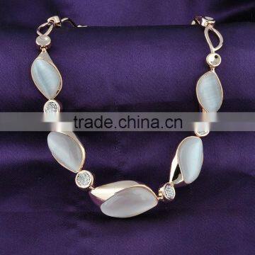 Imitation Jewelry Chunky Bubblegum Opal Latest Design Saudi Gold Jewelry Necklace photo-3