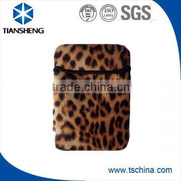 leopard-spotted neoprene tablet sleeve for iPad and iPad mini