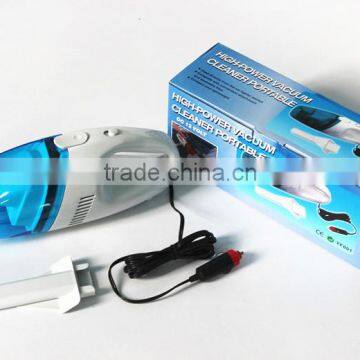 Portable car vaccum cleaner for dry and wet use