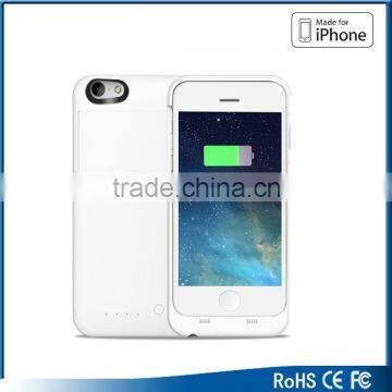 Hot mfi certified portable 5V 1A 2200mAh battery case for apple iphone 5s iphone 5