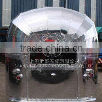 SLUNG Catering Trailer Stainless Steel Food Truck Mechanical Brake Configuration photo-4