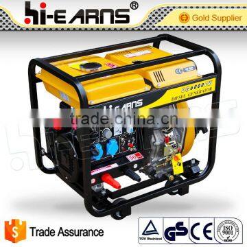 DG6000EW Air cooled quick connecting diesel welding generator set