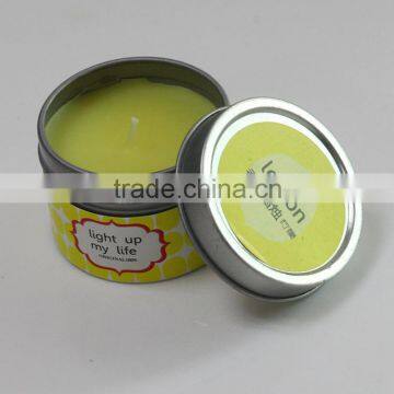 Multi-colored Scented Tin Candles With Metal Lid photo-6