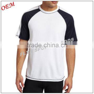 Wholesale casual custom O/ V neck plain shirts different colors men t shirt factory