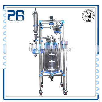 10L jacketed standard glass reactor