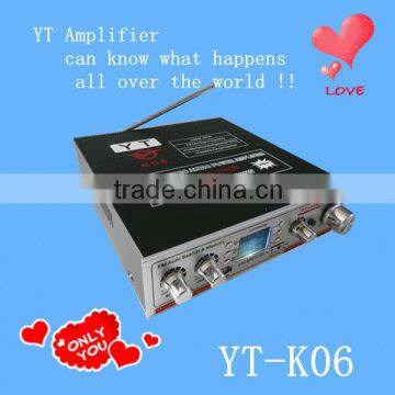 LCD (LRC)display/USB/TF card+ mini tube amplifier YT-K06/mp3 player/led