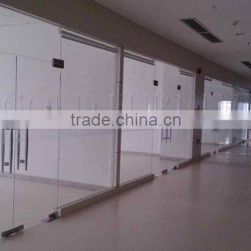 High class design clear glass partition wall, sound proof partition glass wall ( SZ-WSP365)