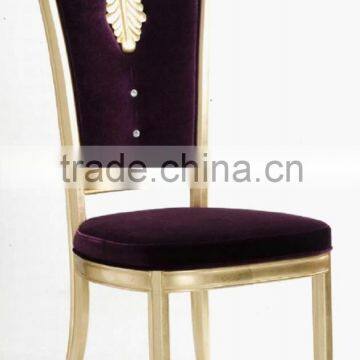 Elegant high top wooden classical dining chair XY4813