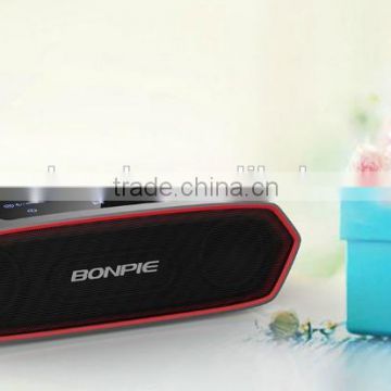 Bonpie Touch Screen Portable Wireless Bluetooth Speaker Super Bass Stereo Sound for iPhone, iPad, any Bluetooth Devices, Built-i