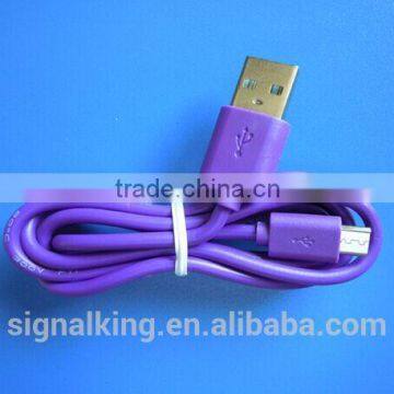 Factory Wholesales UL Certified Colorful Micro USB Cable Wires And Cables Electrics USB Charger Cable For Smart Phone 50CM photo-2