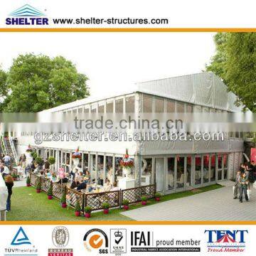 Shelter 25* 30m Inflat Double Deck Aluminium Event Tents