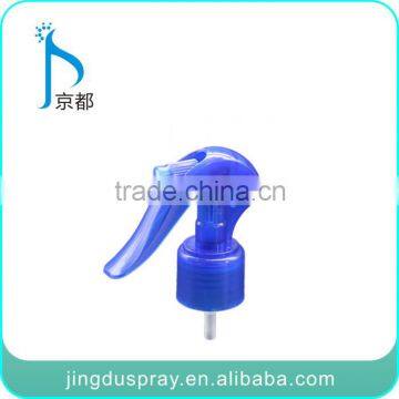 plastic transparent blue mini trigger sprayer JD-202A