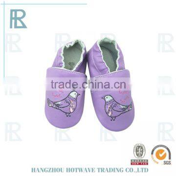 High Quality Soft Leather baby crochet wool shoes