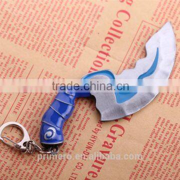 Dota 2 Game Mini Blink Dagger Jump Cut Weapon Model Key Chain Jewelry Flashing Dagger photo-2