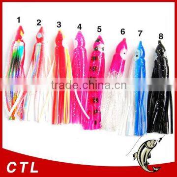 Chentilly03 CHSOFT2-90-3 9cm 3g Colorful Silicone Octopus Skirt Lure Fishing Bait