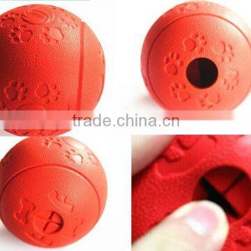 New Dog Snacks Ball Toy/ Pet Rubber Snack Ball/newest style Snack Pet Ball