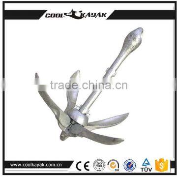 Marine Folding Grapnel Kayak Anchor Hot Dipped Galvanized 1.5kg Quality Choice photo-3