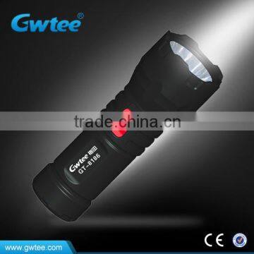 High capacity rechargeable flashlight led flashlight