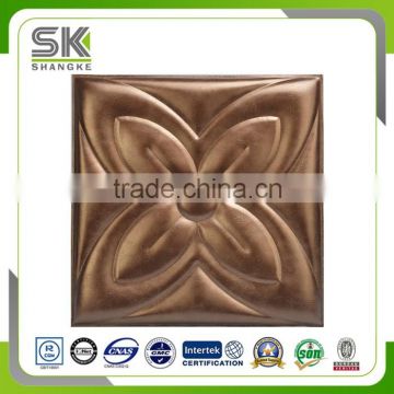 PVC Laminated 3d leather ceiling tiles