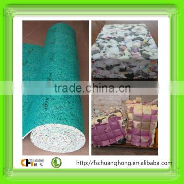 raw material rebond scrap foam high density