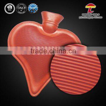 red heart shaped cute hot water bottle