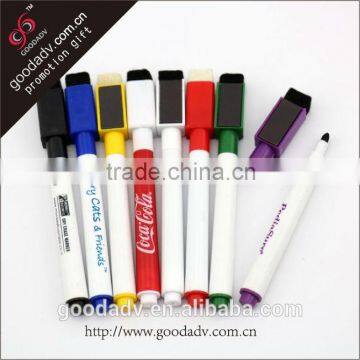 Factory Supply Full color printing custom eraser pen 100% eco-friendly note mark pen