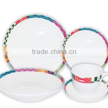 Dinnerware set , catering dinner plates, porcelain dinnerware set for wholesale