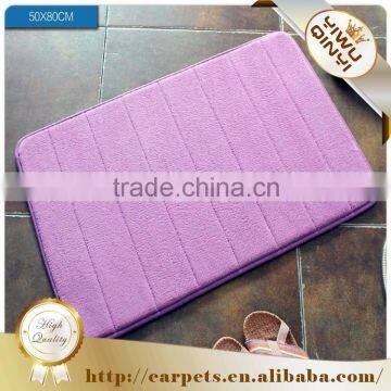 Anti-slip Pvc polyester memory foam bathroom carpets and rugs / drawing room carpet                        
                                                Quality Choice